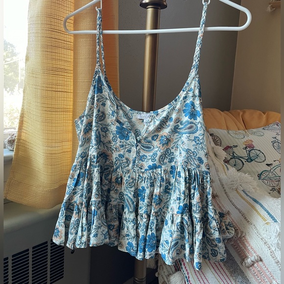 Paisley cami babydoll blouse - Picture 1 of 9